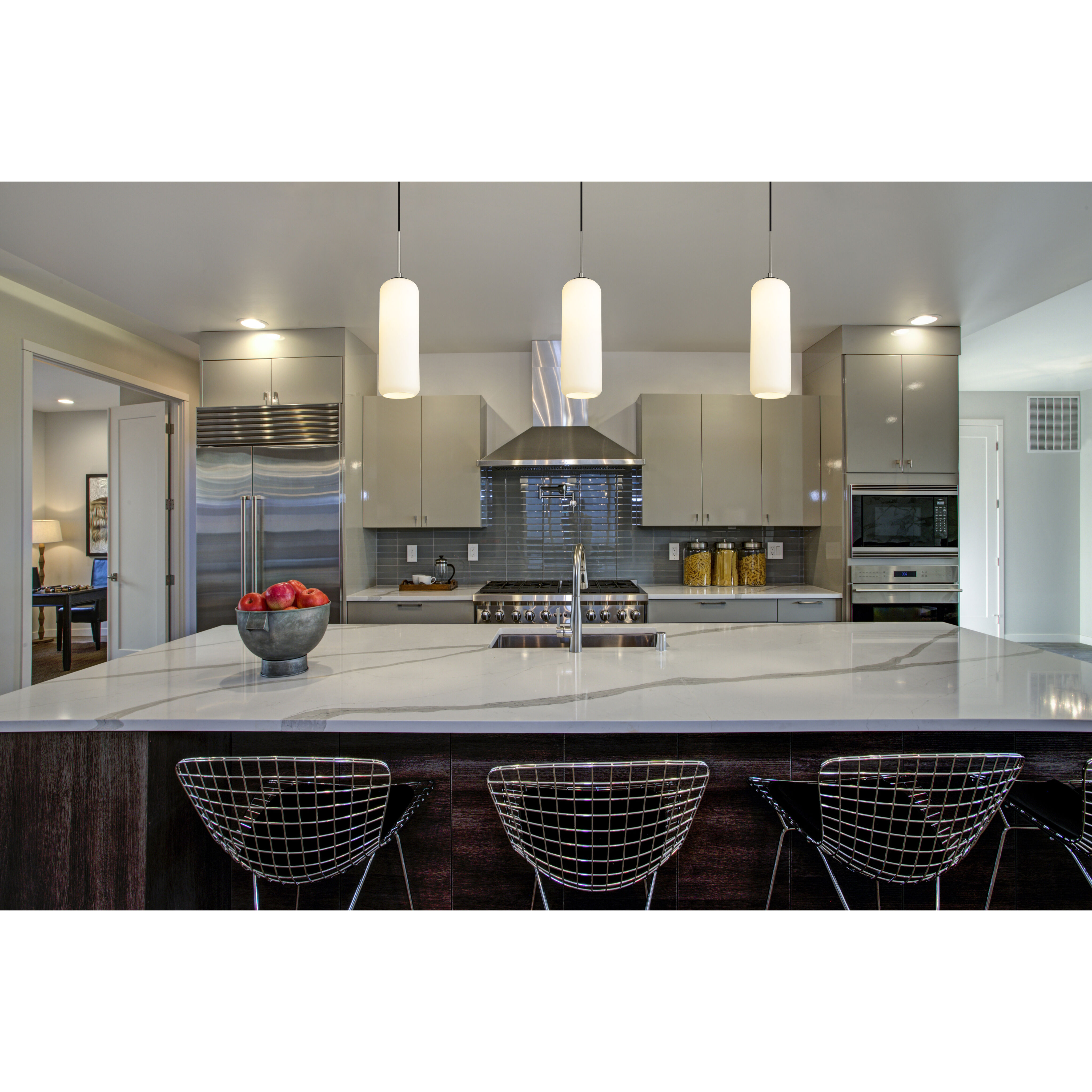 Monty 1 Light 5.25 inch Brushed Nickel Pendant Ceiling Light