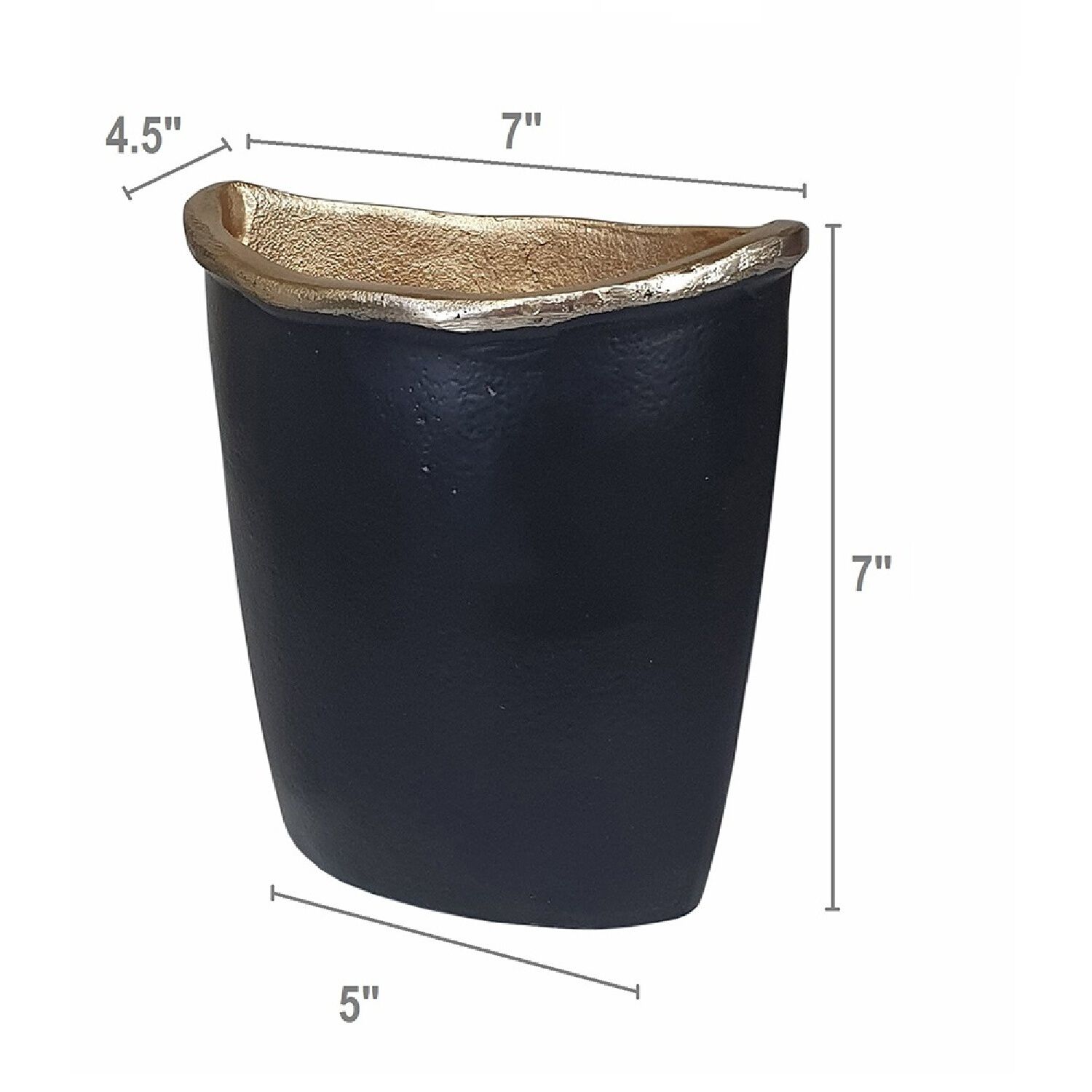 Anita 7.5 X 6.9 inch Flower Vase