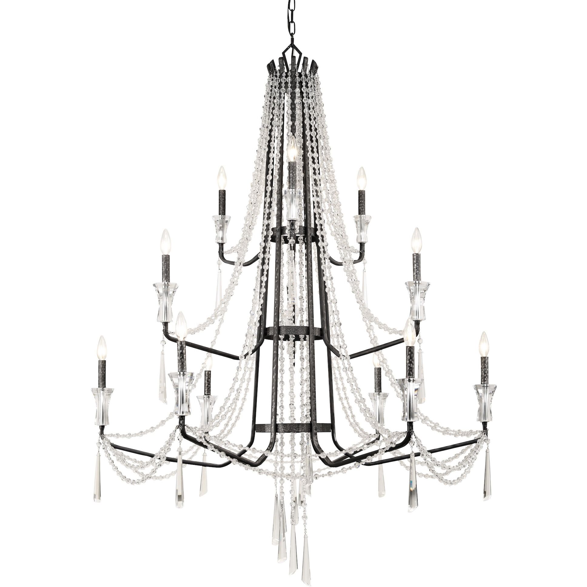 Barcelona 12 Light 44 inch Onyx Chandelier Ceiling Light