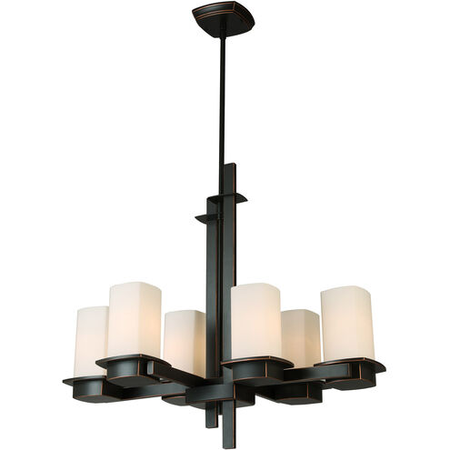 Vlacker 6 Light 26 inch Oil Rubbed Bronze Chandelier Ceiling Light