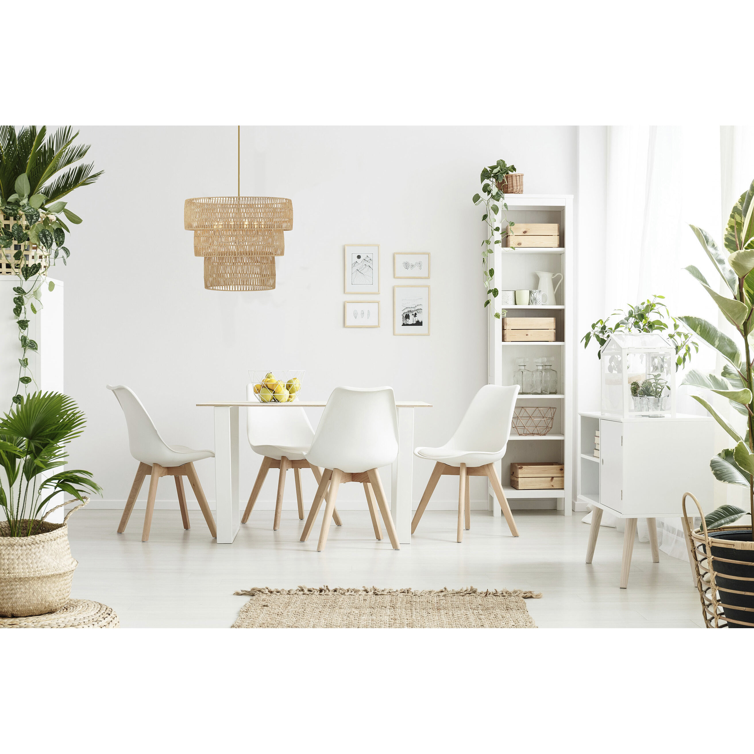 Bungalow Heaven 6 Light 32 inch Soft Brass Pendant Ceiling Light