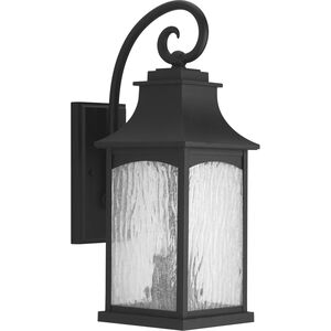 Corrina 2 Light 20 inch Textured Black Outdoor Wall Lantern, Medium