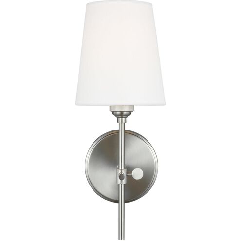 TOB by Thomas O'Brien Baker 1 Light Brushed Nickel Sconce Wall Light