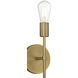 Iconic II LED 5 inch Antique Brushed Brass Wall Sconce Wall Light