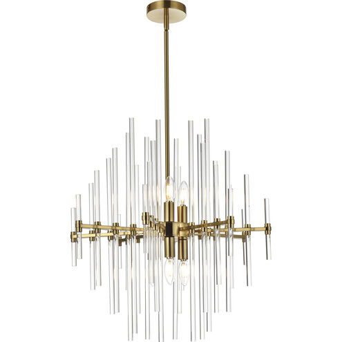 Sienna 6 Light 23 inch Gold Pendant Ceiling Light