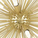 Savannah 6 Light 16 inch Gold Leaf Chandelier Ceiling Light