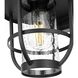 Janney 1 Light 12.5 inch Black Outdoor Wall Sconce