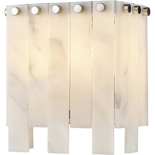 Viviana 2 Light 7.5 inch Polished Nickel Wall Sconce Wall Light