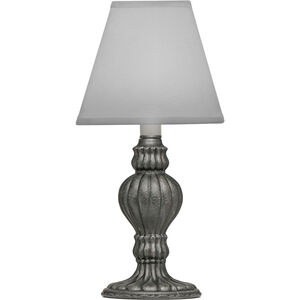 Ellie 11.5 inch Charcoal Candle Lamp Portable Light