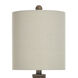 Table Lamp 21.3 inch 100 watt Brown Table Lamp Portable Light
