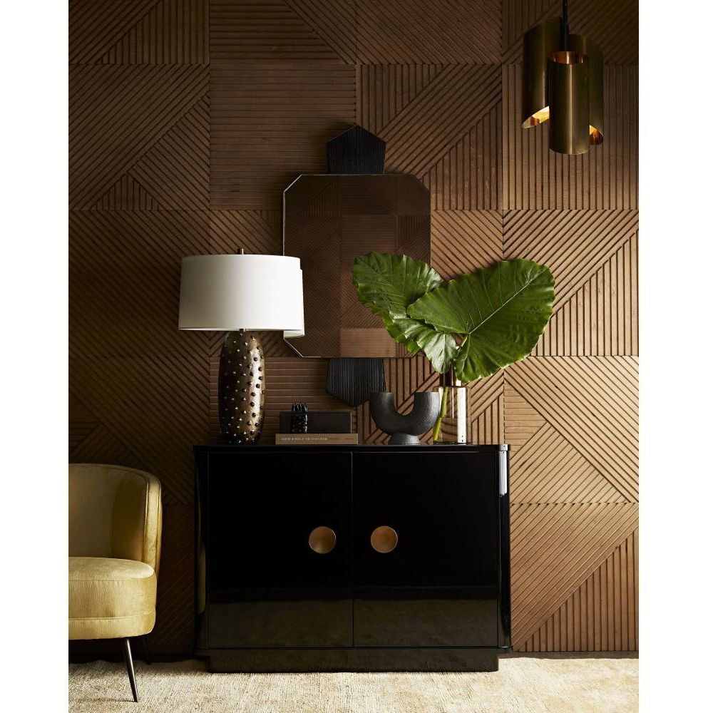 Kennedy High Gloss Black Lacquer Cabinet