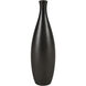 Faye 14 X 4 inch Vase in Black