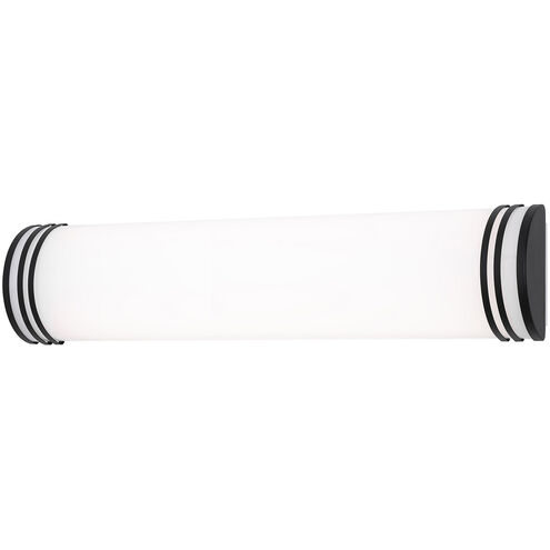 Palmer LED 24 inch Black Vanity Light Wall Light