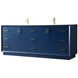 Hayes 84 X 22 X 35 inch Blue Vanity Sink Set