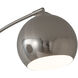 Triplet 85 inch 14 watt Satin Nickel Arc Floor Lamp Portable Light