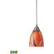 Perinton LED 5 inch Satin Nickel Mini Pendant Ceiling Light