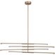 Overture LED 48 inch Champagne Gold Chandelier Ceiling Light