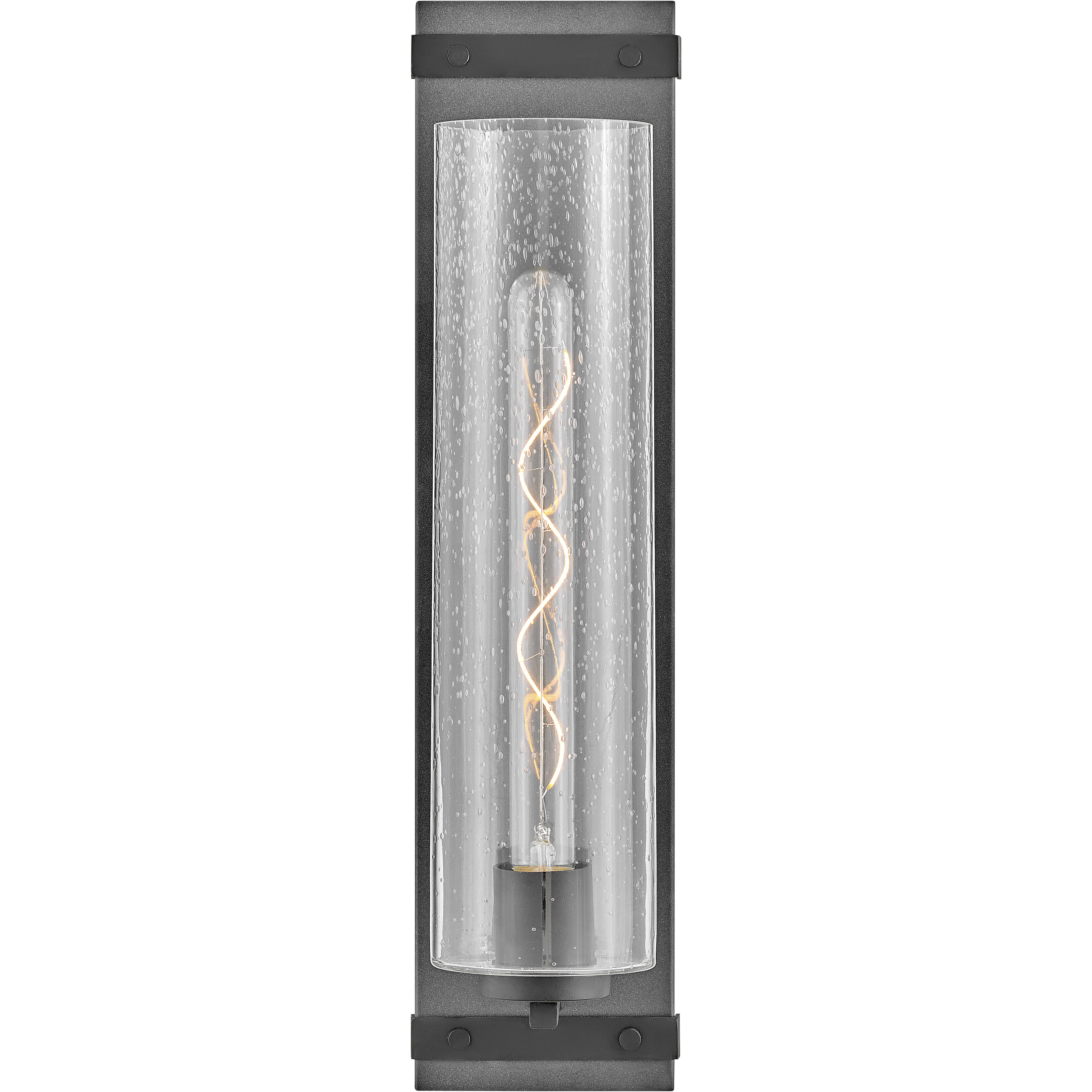 Sawyer LED 6 inch Aged Zinc with Distressed Black Vanity Light Wall Light