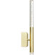 Dragonswatch LED 4.3 inch Satin Gold Wall Light