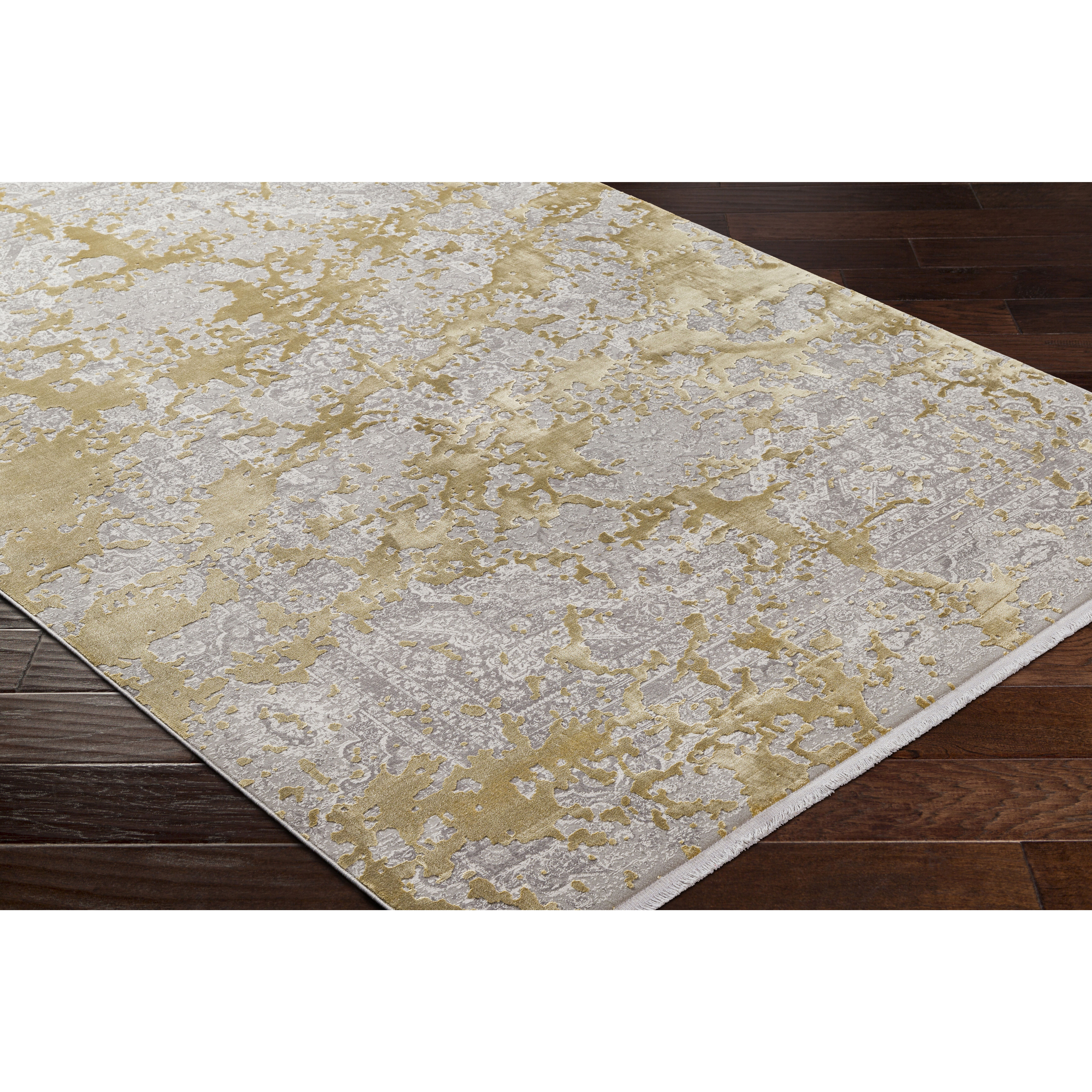 Solar 118 X 36 inch Gray Rug, Runner