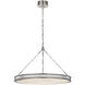 Marie Flanigan Matthew LED 30 inch Polished Nickel Chandelier Ceiling Light