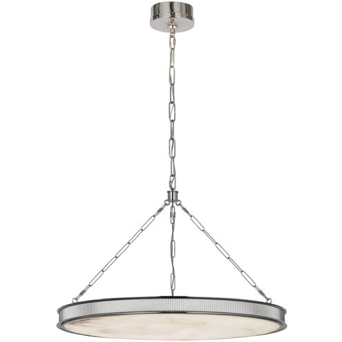 Marie Flanigan Matthew LED 30 inch Polished Nickel Chandelier Ceiling Light