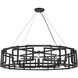 Radcliffe 8 Light 45 inch Matte Black Chandelier Ceiling Light