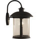 O'Fallon 1 Light 15 inch Dark Bronze Gilded Outdoor Wall Mount