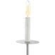 New Traditional 6 Light Sand Dollar and Silver Chandelier Ceiling Light