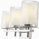 Grayson 3 Light 23 inch Chrome Vanity Wall Light