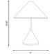 Kelly by Kelly Wearstler Brachion 20.88 inch 60 watt Rustic Bronze Table Lamp Portable Light