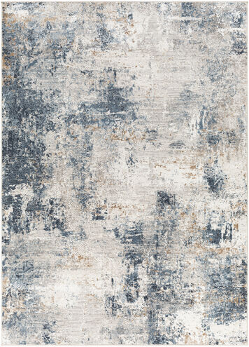Allegro 108 X 79 inch Light Grey Rug, Rectangle