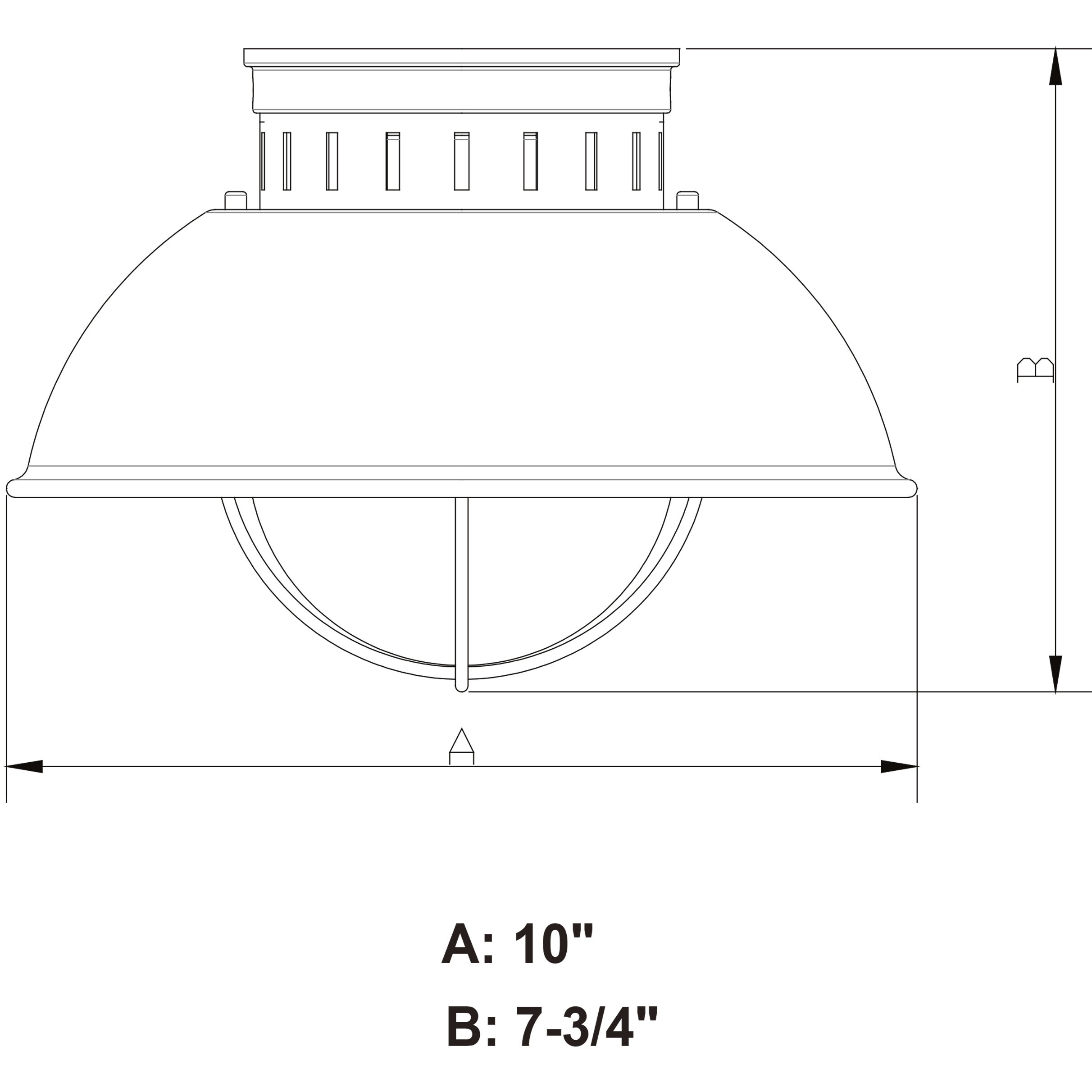 Harwich LED 10 inch Burnished Bronze Outdoor Ceiling