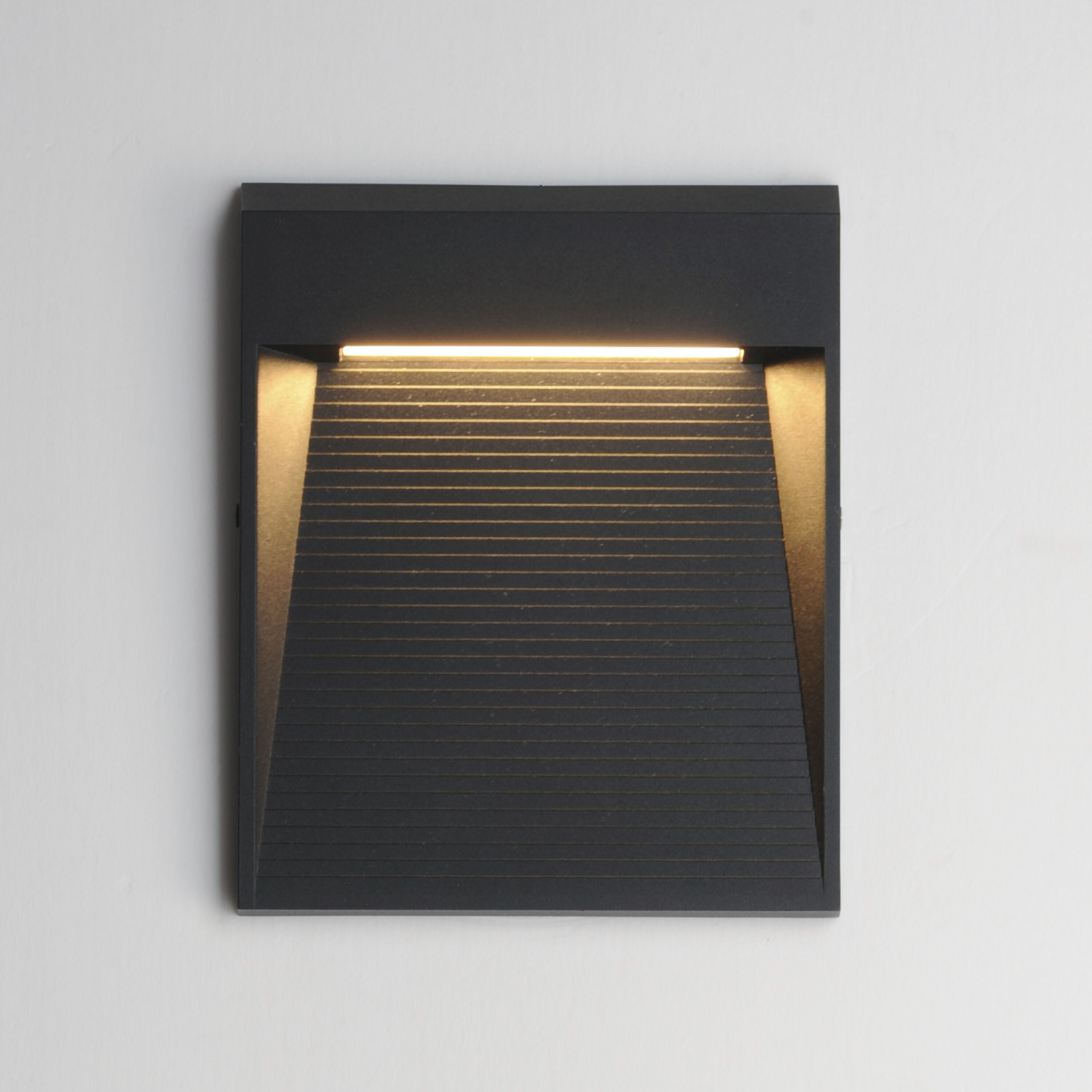 Steps LED 9.5 inch Black Outdoor Wall Mount