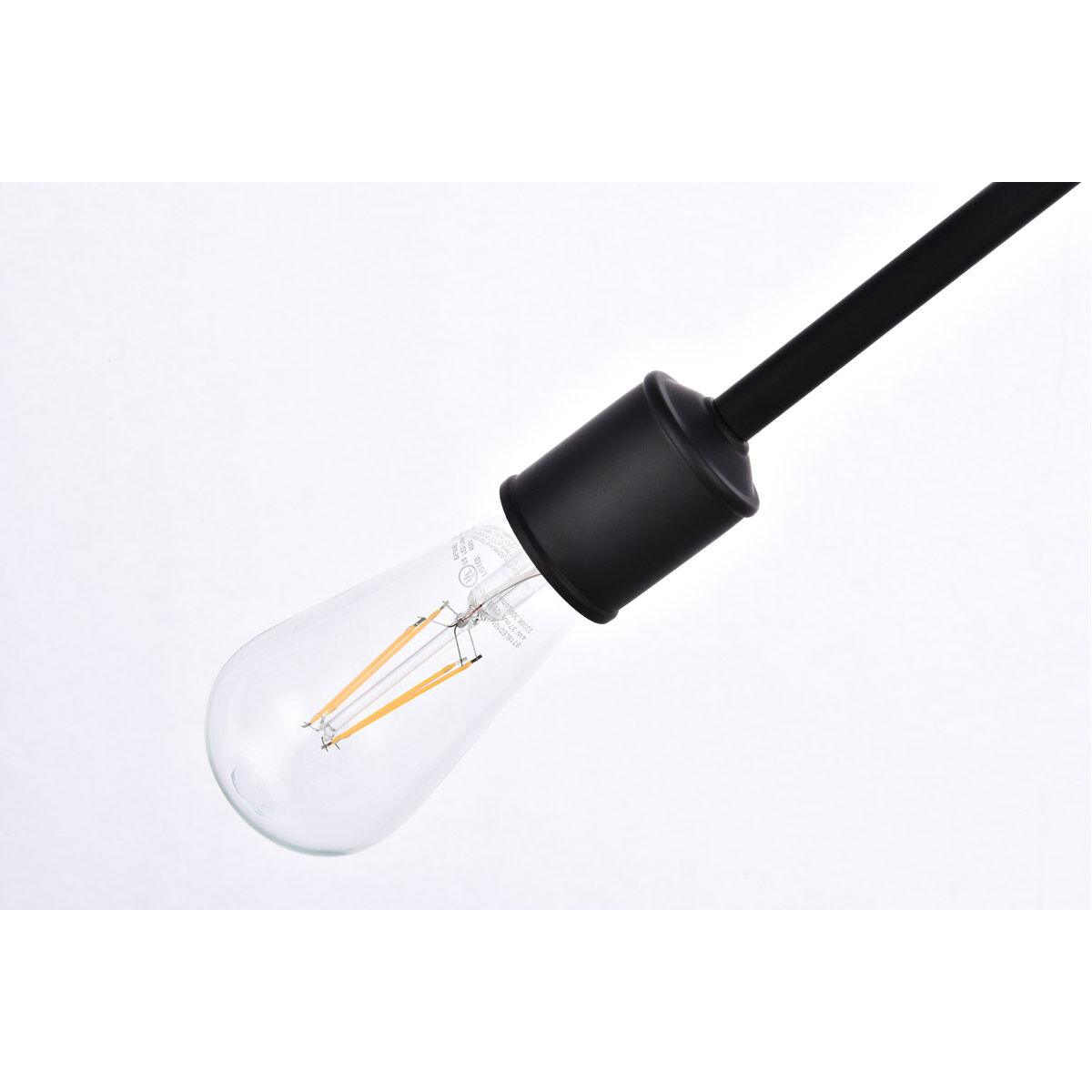 Axel 6 Light 17 inch Black Pendant Ceiling Light