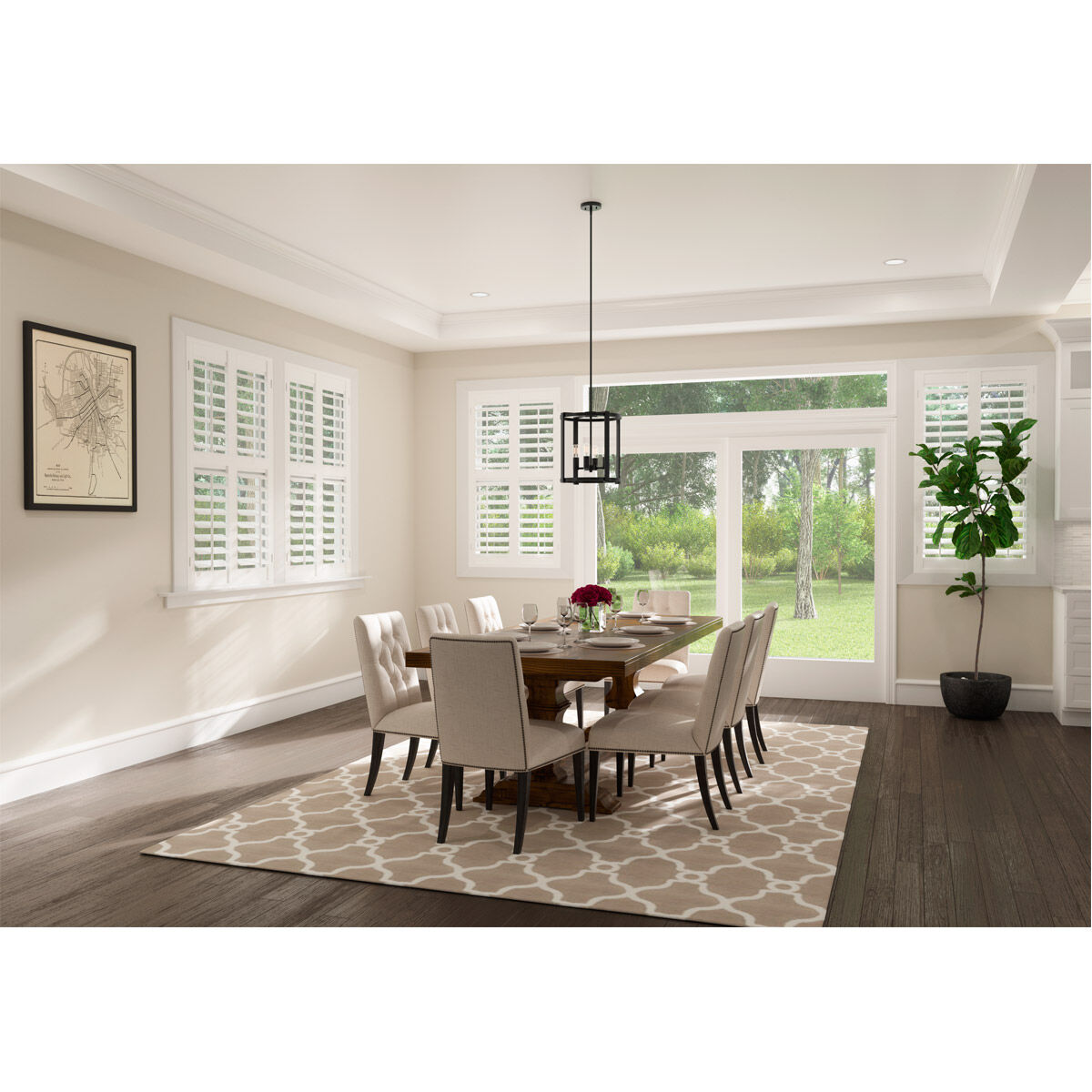 Astwood 4 Light 16 inch Matte Black Chandelier Ceiling Light