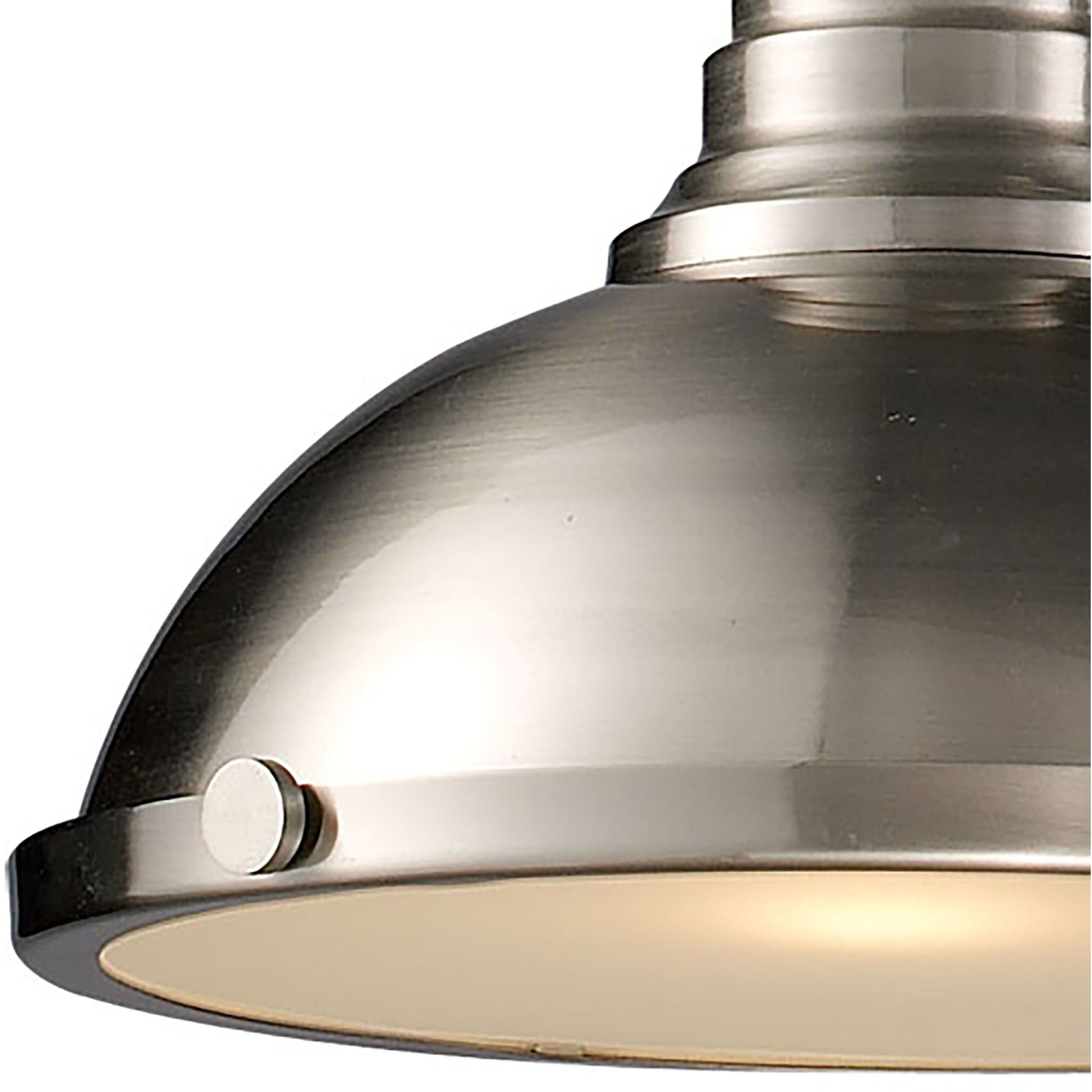 Chadwick 3 Light 47 inch Satin Nickel Linear Chandelier Ceiling Light