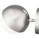 Realm Sphere Wall Sconce Wall Light in Brushed Nickel