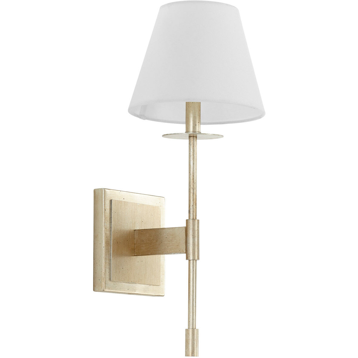 Kubel 1 Light 8 inch Aged Silver Leaf Wall Sconce Wall Light