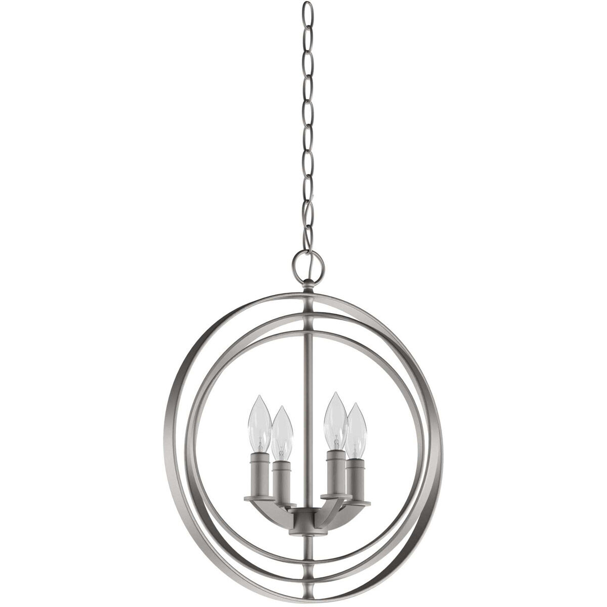 Equinox 4 Light 16 inch Satin Brass Pendant Ceiling Light