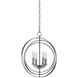 Equinox 4 Light 16 inch Burnished Silver Foyer Pendant Ceiling Light