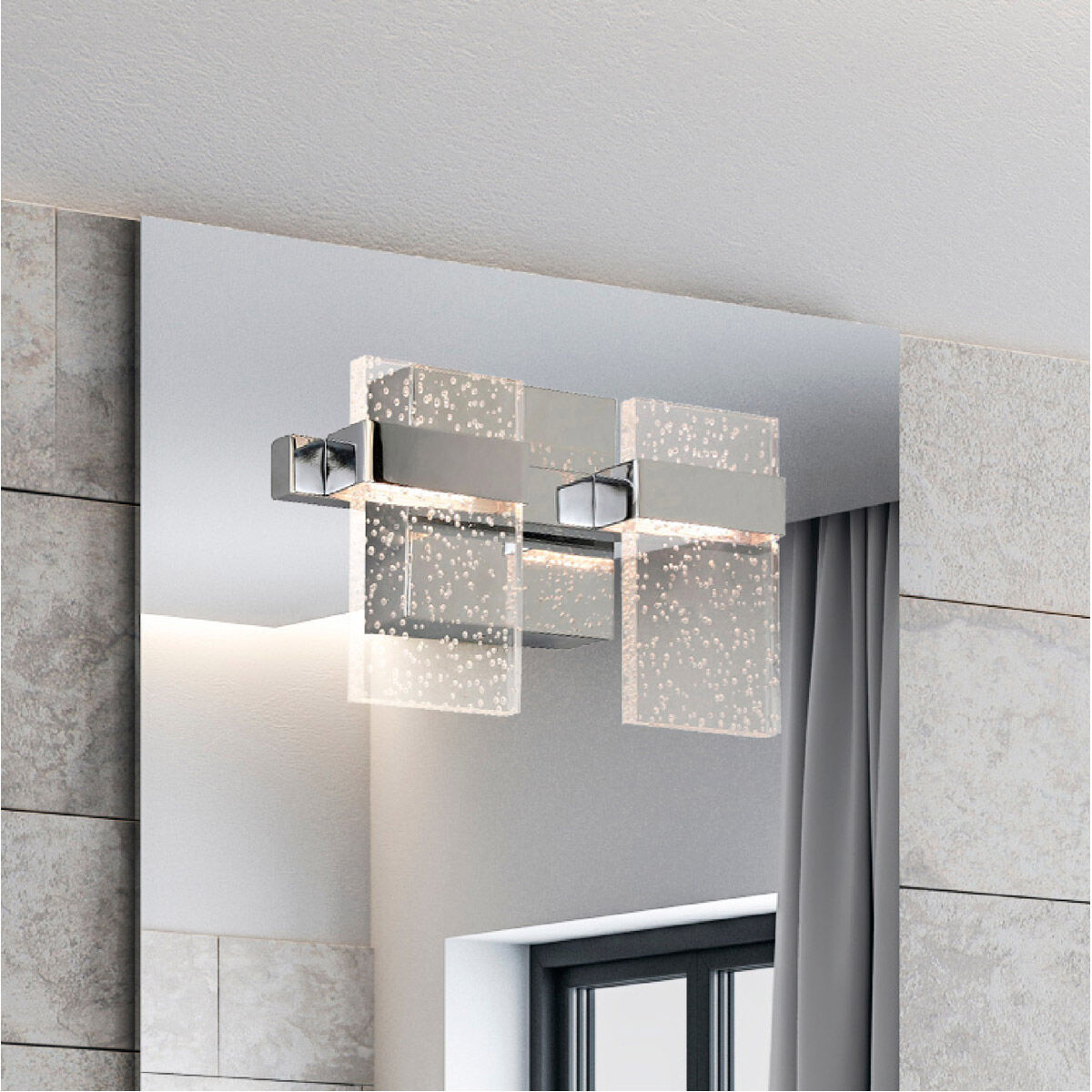Madrona LED 14.75 inch Chrome Bath Vanity Wall Light