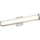 Bend LED 24 inch Brushed Nickel Bath Vanity Light Wall Light