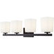 Madison 4 Light 31 inch Oil Rubbed Bronze Vanity Light Wall Light