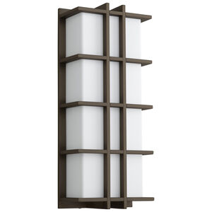 Telshor 2 Light 22 inch Oiled Bronze Outdoor Wall Sconce