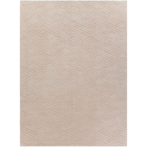 Etching 132 X 96 inch Khaki Rugs, Rectangle