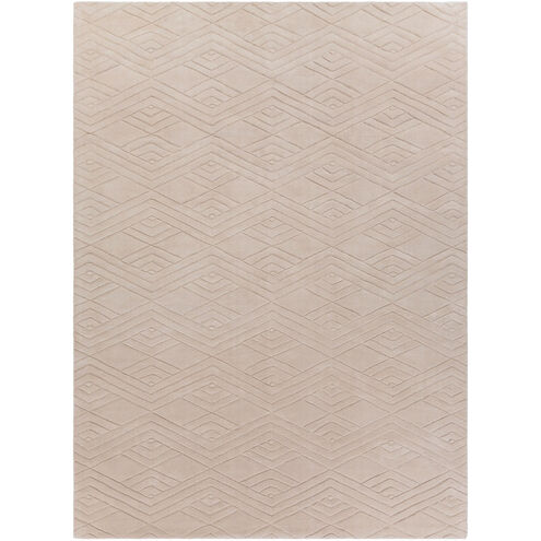 Etching 132 X 96 inch Khaki Rugs, Rectangle