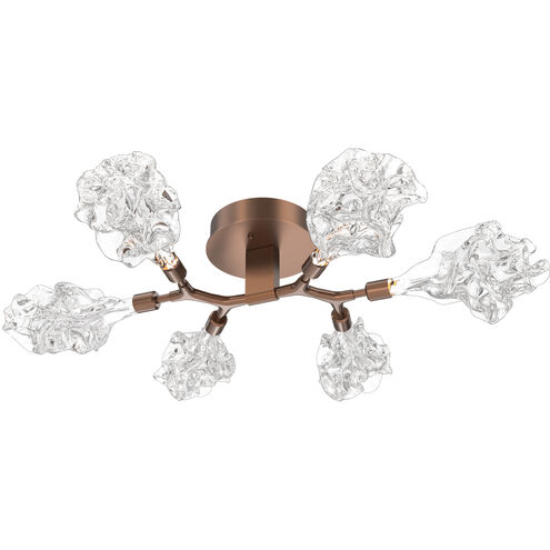 Blossom LED 32 inch Burnished Bronze Flush Mount Ceiling Light in 3000K LED