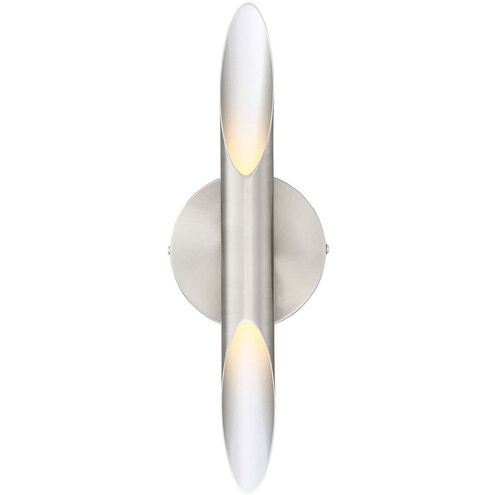 Bolero 2 Light 5 inch Chrome Wall Sconce Wall Light