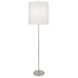 Kate 66.25 inch 150.00 watt Polished Nickel Floor Lamp Portable Light in Ascot White